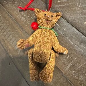 Kurt Adler Jointed Brown Tabby Cat...